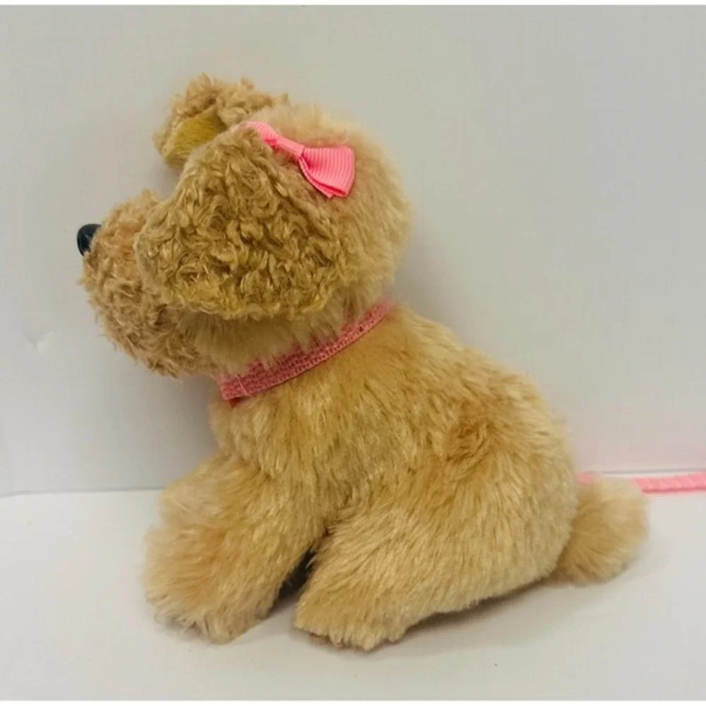 Our Generation Charm Labradoodle Dog w Pink Bow & Leash‎ 6